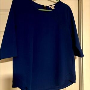 Bar III electric blue ladies top